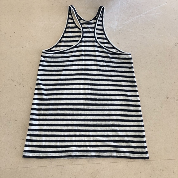 T by Alexander Wang Linen Scoop Neck Tank Top - M - Picture 5 of 7